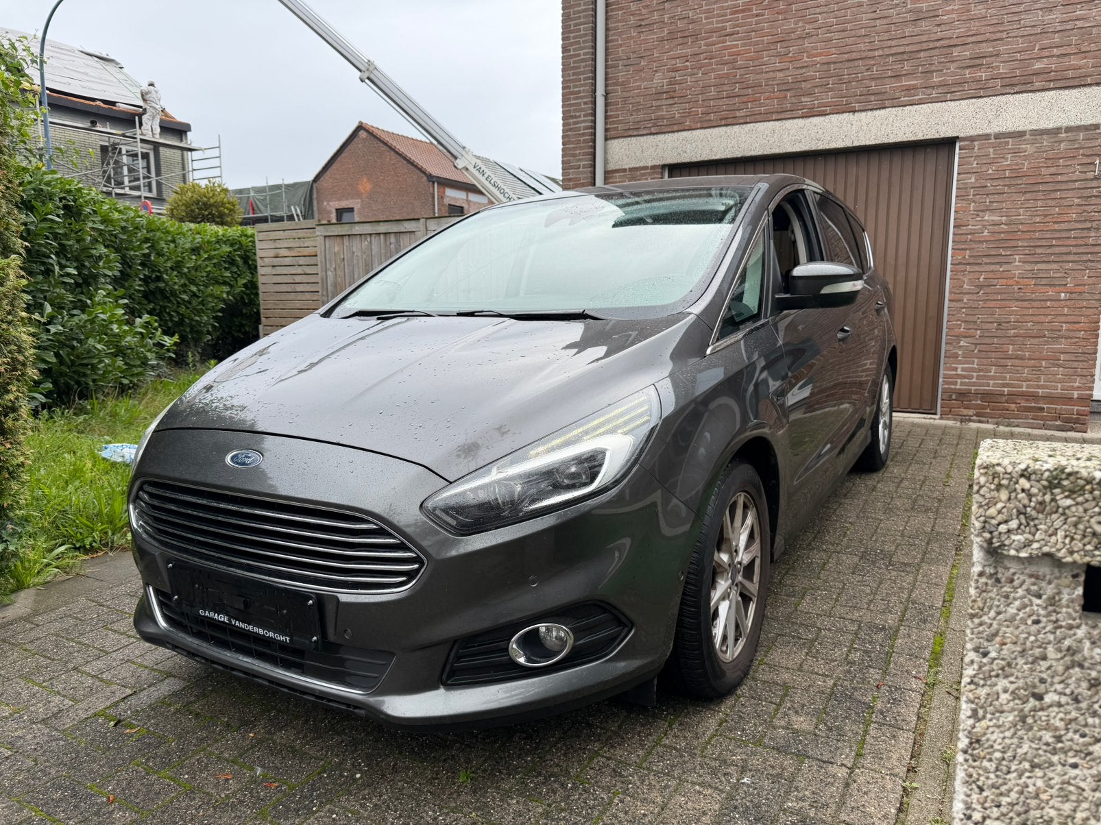 Ford SMax / 2.0 Diesel / Euro 6 / Automaat, Cuir, Argent ou Gris, Achat, Noir