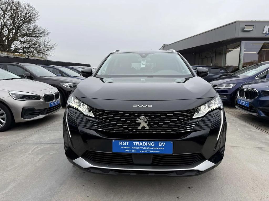 Peugeot 5008 1.2i 130PK FACELIFT 7 ZIT NAVI LEDER CAMERA LED, Auto's, 116 g/km, Gebruikt, Leder, Handgeschakeld