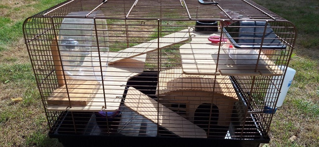 Hamsterkooi - uitgebreid, Dieren en Toebehoren, Kooi, Minder dan 75 cm, Zo goed als nieuw, Hamster