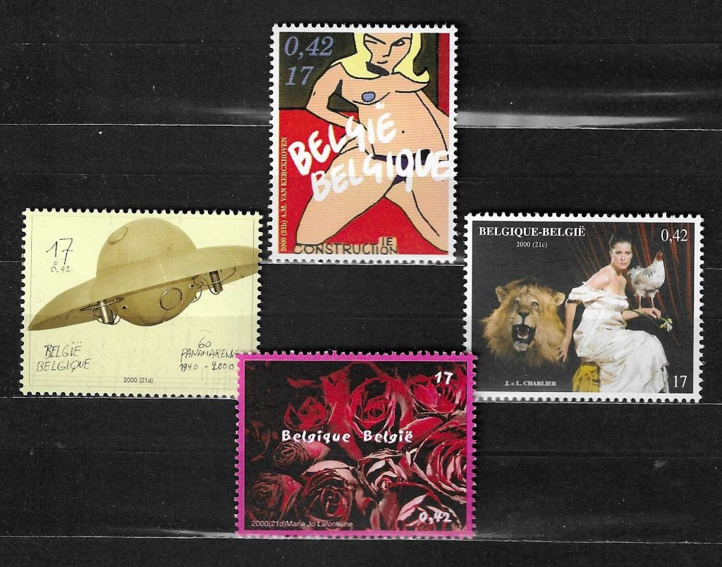 België OPC 2938-41 Belgische kunstenaars **, Kunst, Ophalen of Verzenden, Postfris, Postfris