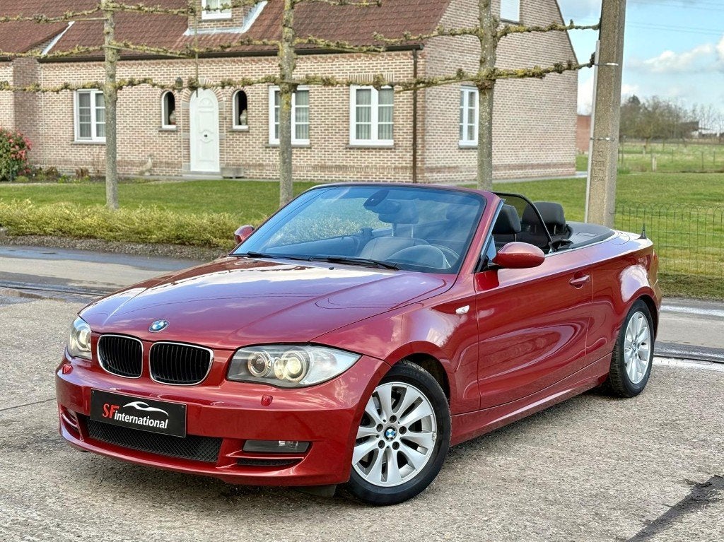BMW 120i Cabrio Leder Cruise Xenon Zetelverw ZO MEEPAKKEN, Autos, Cuir, Achat, Entreprise, Cabriolet