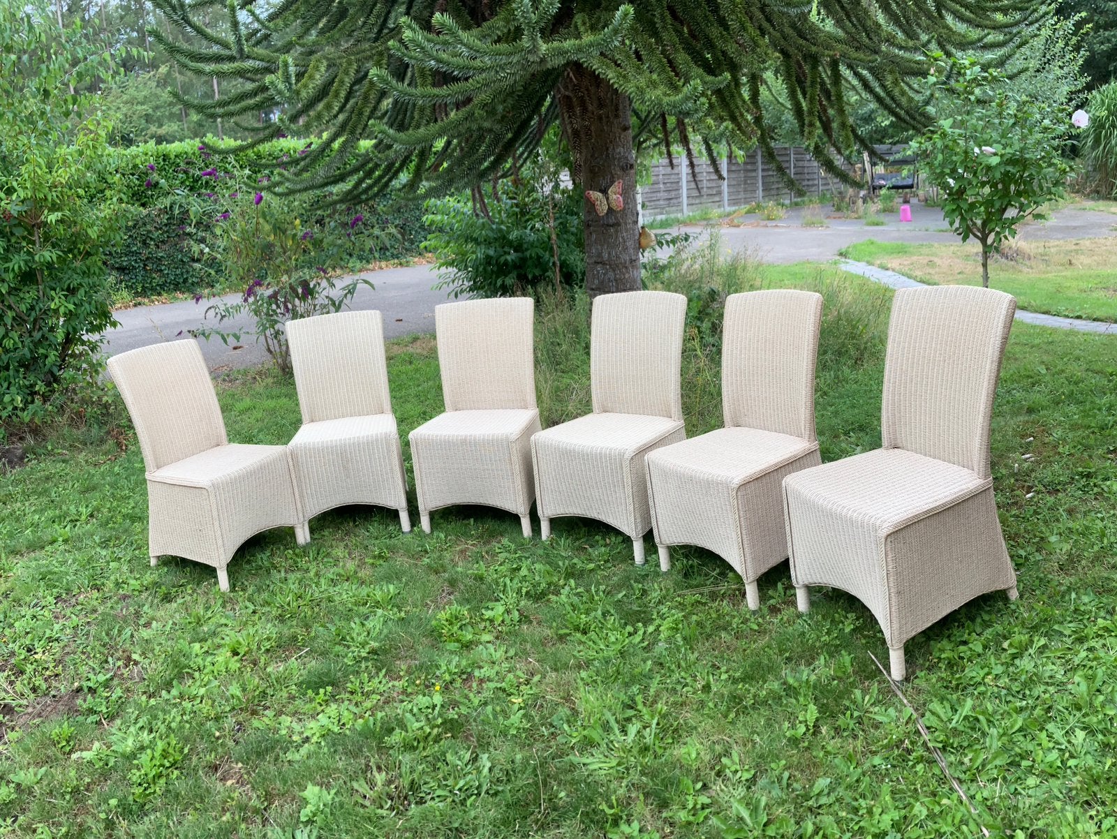 6 Vincent Sheppard stoelen lichte kleur, Enlèvement, Utilisé