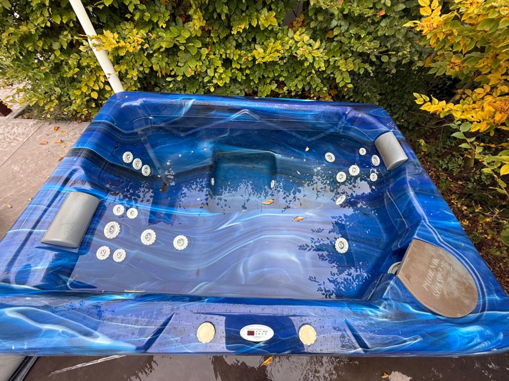 Jacuzzi 2 zitplaatsen 1 ligplaats phoenix spas, Ophalen, Zo goed als nieuw, Filter