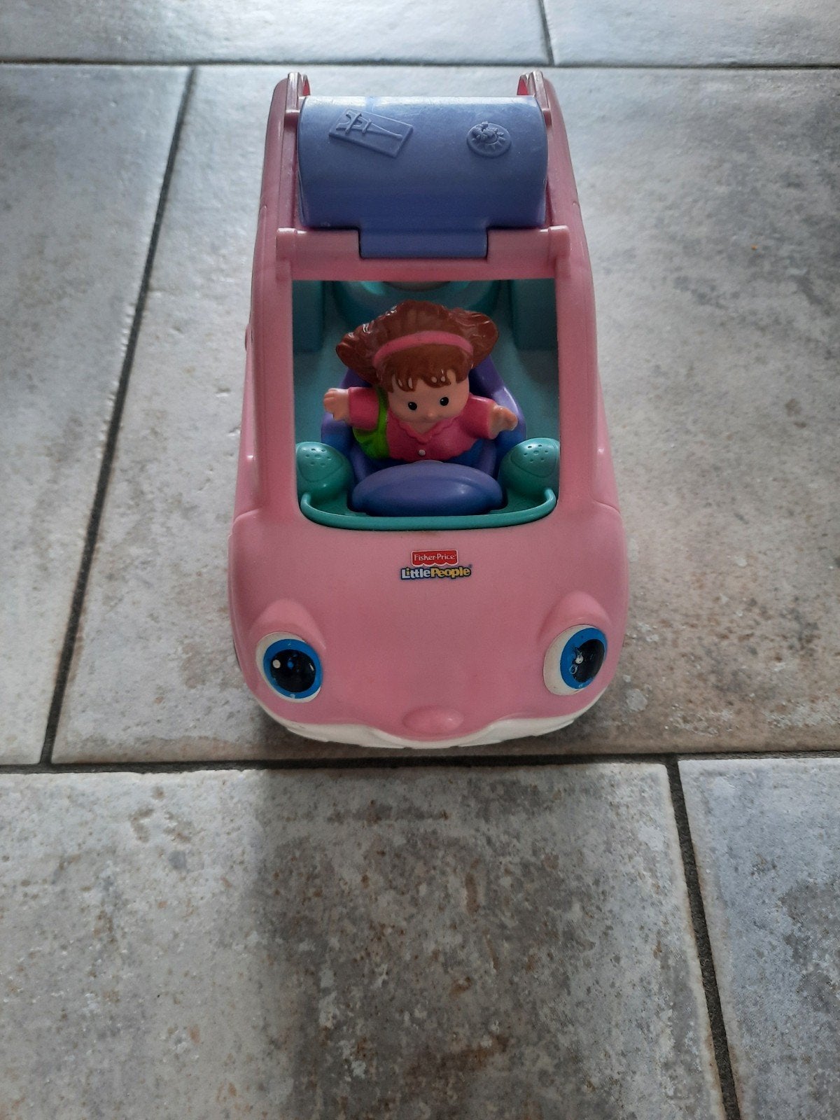 Te koop: Little people roze auto, Ophalen