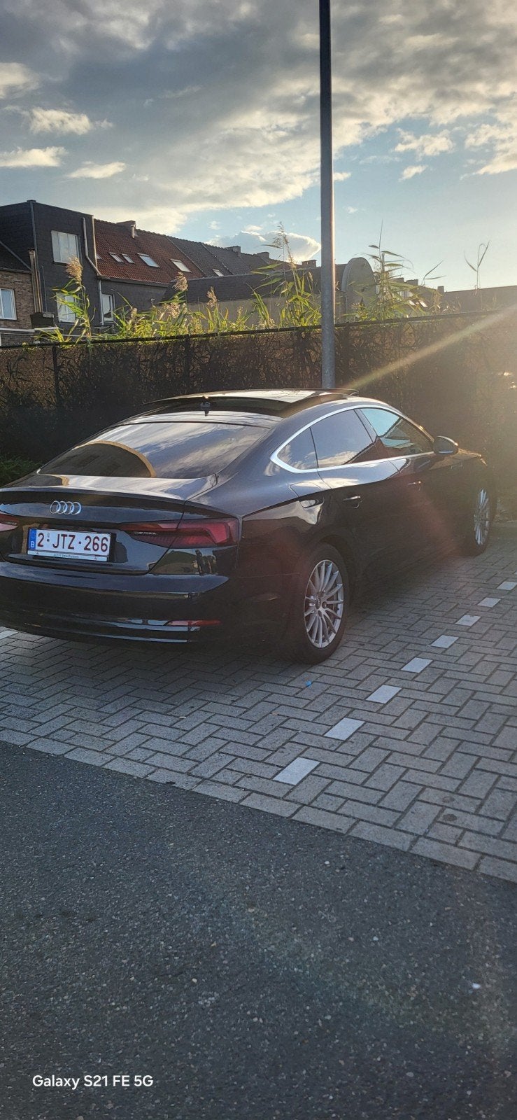 audi a5 2.0 diesel sportback s tronic automatische, Auto's, Automaat, Beige, Beige, Leder