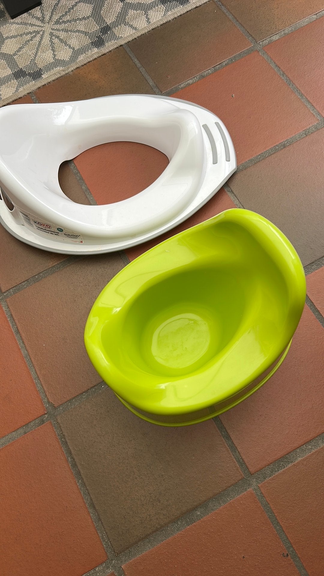 Wc - verkleiner en een potje, Kinderen en Baby's, Kinderspulletjes, Ophalen, Zo goed als nieuw