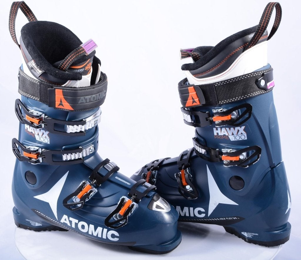 Chaussures de ski 47;47.5 EU ATOMIC HAWX PRIME 100 R BLUE, Carving, Utilisé, Atomic, Chaussures