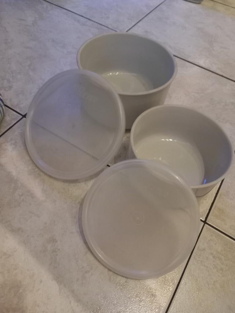2 stenen potten met deksel, Enlèvement