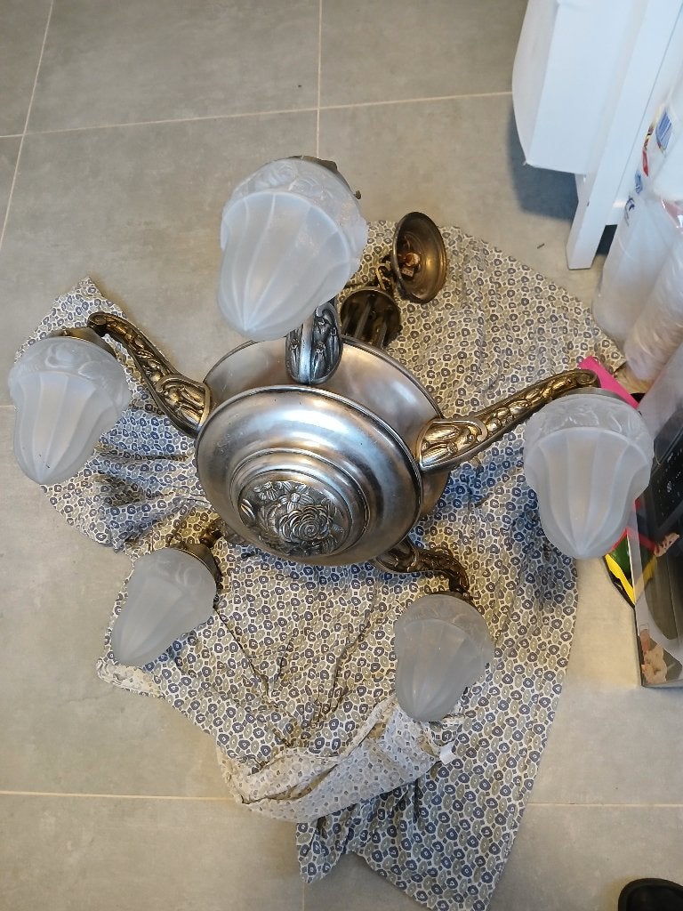 Luster, Antiek en Kunst, Antiek | Verlichting, Ophalen