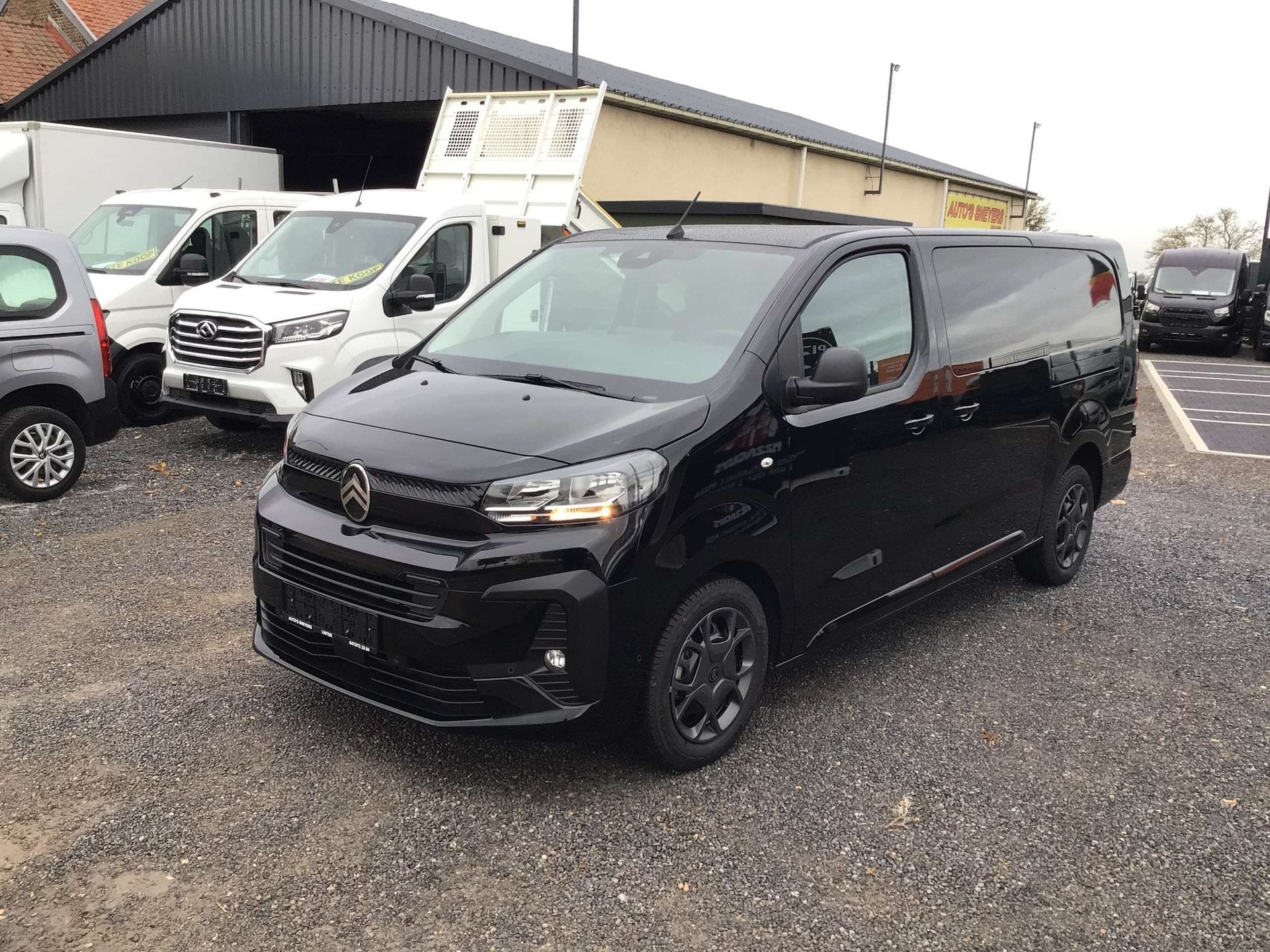 Citroen Jumpy l3 180pk automaat 2025 dubbel/cabine full/opti, Auto's, Citroën, Automaat, Stof, 4 cilinders, Zwart
