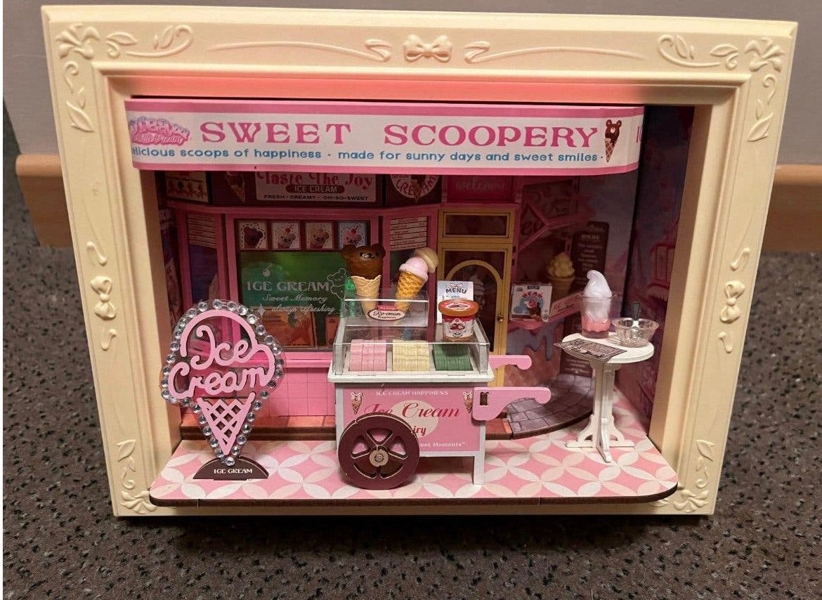 Miniature  3D kader gelateria, Ophalen, Overige merken, Overige kleuren, Zo goed als nieuw