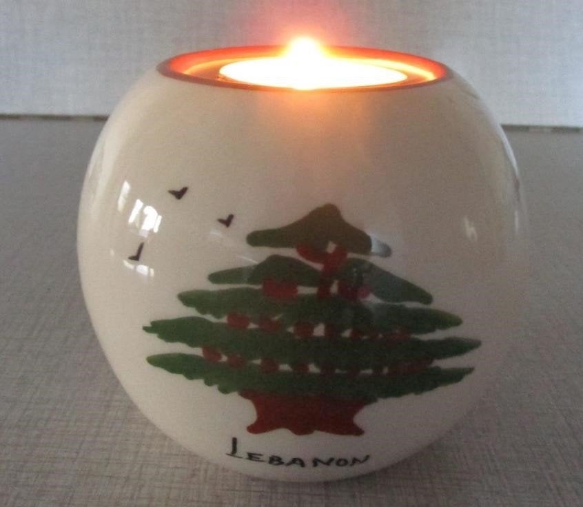 NIEUWE theelichthouder uit Libanon 8x9cm, Ophalen of Verzenden