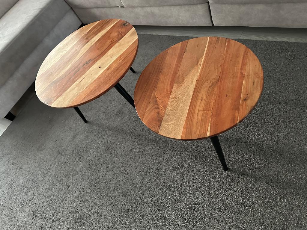 Salontafel, Huis en Inrichting, Tafels | Salontafels, Ophalen, Zo goed als nieuw, Rond