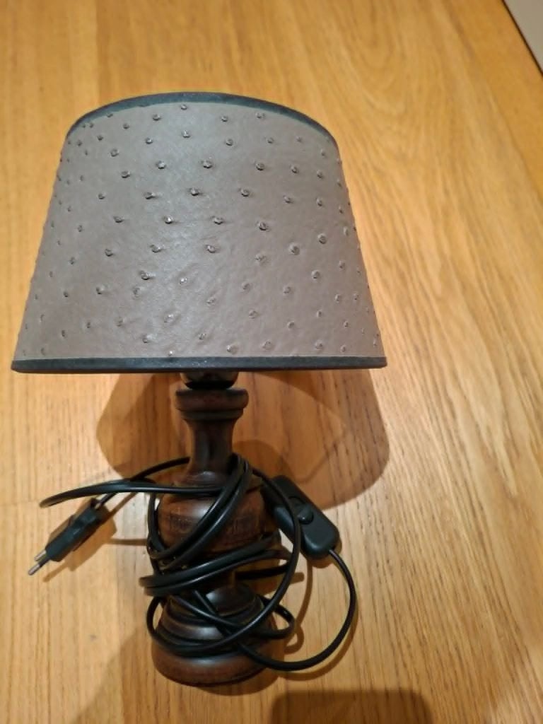 Lampadaire met houten lampenvoet, Enlèvement, Comme neuf, Moins de 100 cm