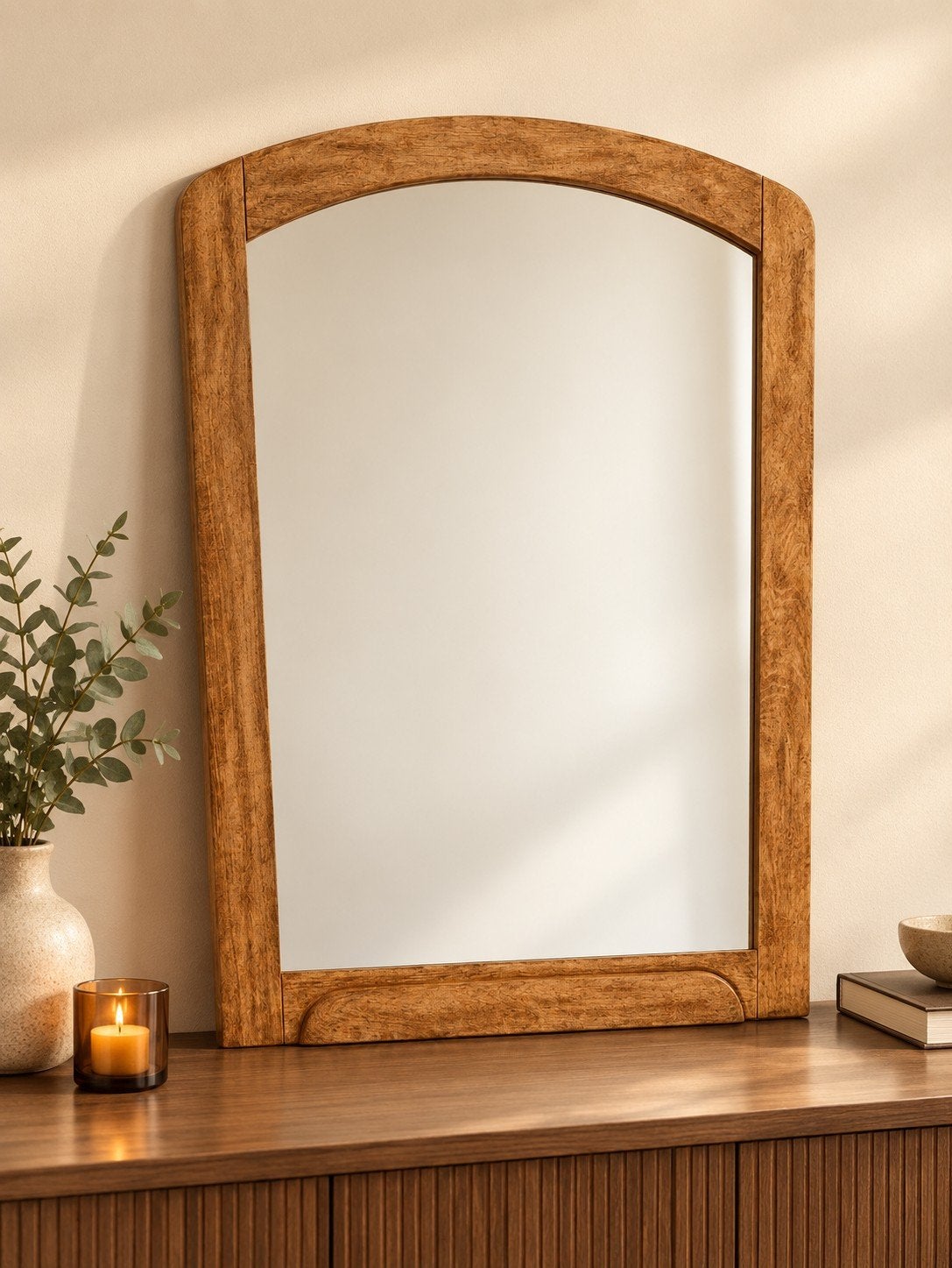 Grote Vintage Spiegel 72 cm  100 cm, Ophalen