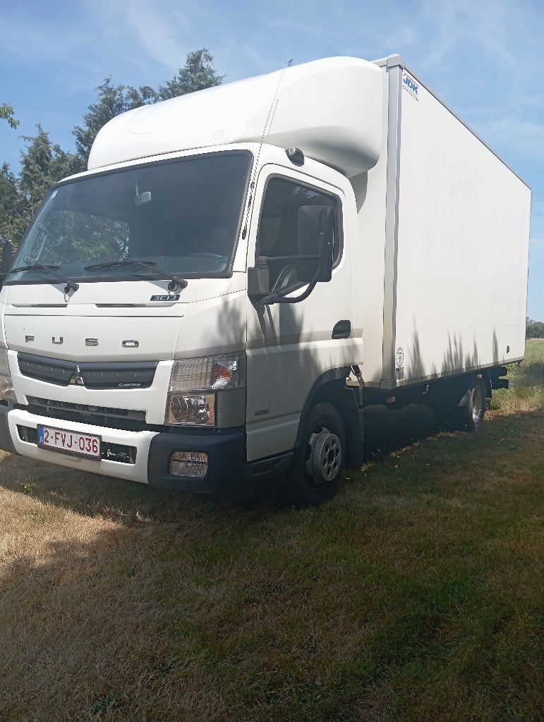 Mitsubishi Canter 3.0 L met bak ( 1 ste eig maar 100000 km ), Auto's, 4 deurs, Stof, Wit, 96 kW