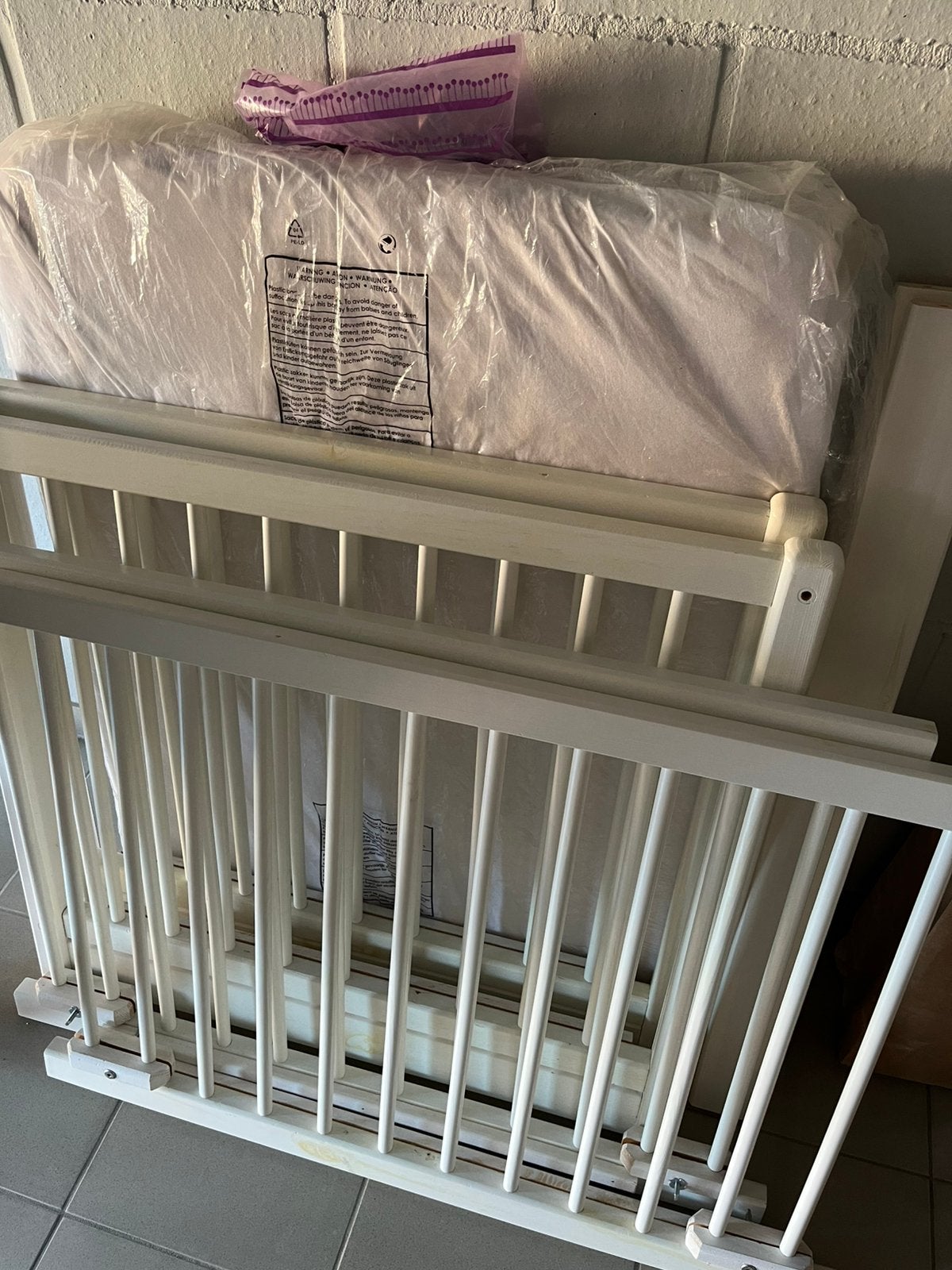 Park wit met matras, Kinderen en Baby's, Ophalen, Zo goed als nieuw, Wieg