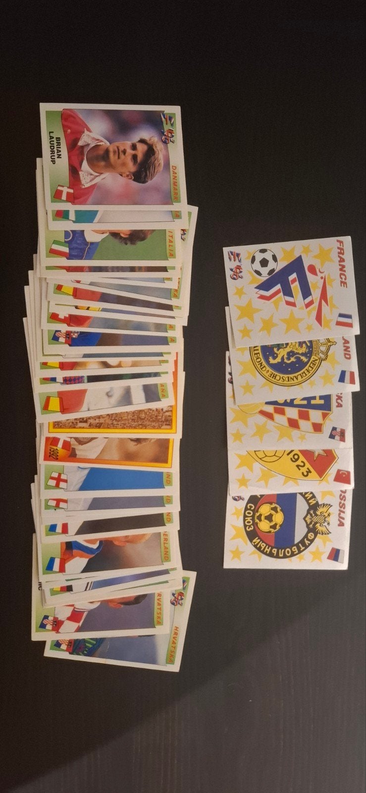 panini euro 1996, Enlèvement ou Envoi