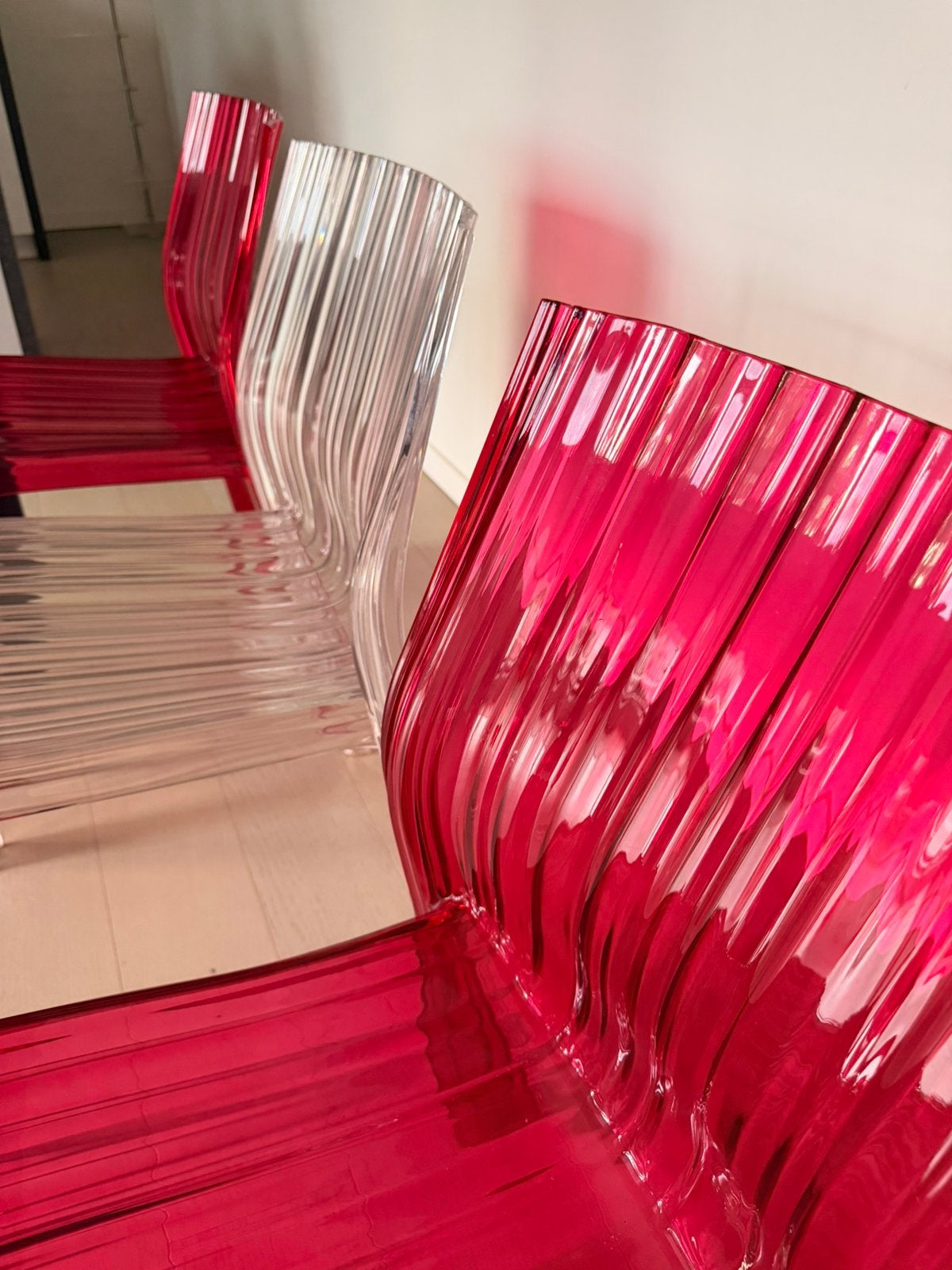 Kartell Frilly Stoel (set van 8), Ophalen, Kunststof, Overige kleuren, Zo goed als nieuw
