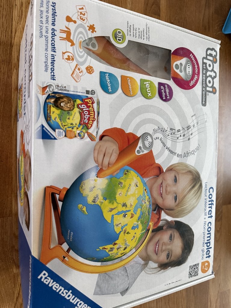 RAVENSBURGER Tiptoi Globe interactif, Enfants & Bébés, Enlèvement, Utilisé