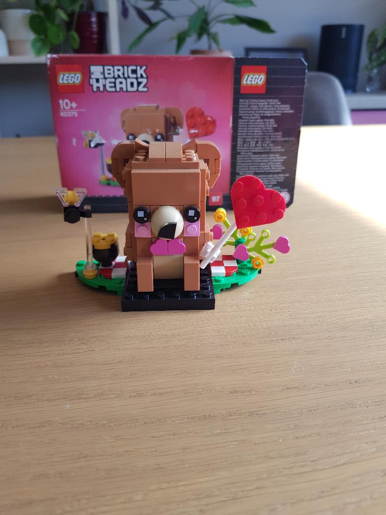 Lego BrickHeadz Valentijnsbeer 40379, Ophalen, BrickHeadz, Lego, Zo goed als nieuw