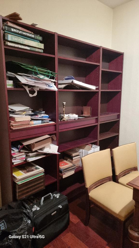 Bureaukasten - boekenkasten, Huis en Inrichting, Kasten | Boekenkasten, Gebruikt, 200 cm of meer, 200 cm of meer, 25 tot 50 cm