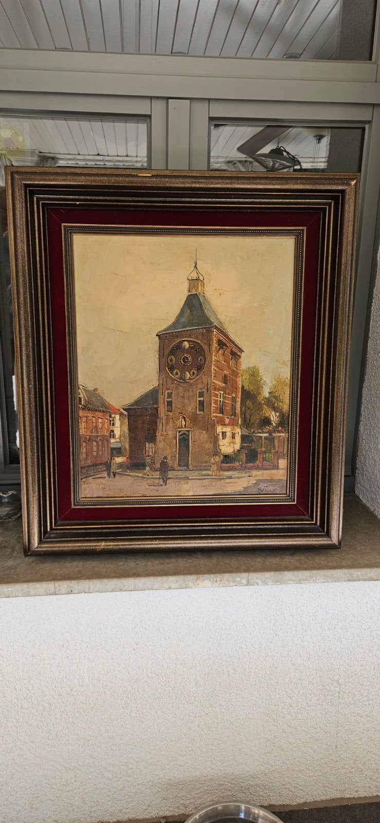 shilderij zimmertoren Lier schilder Willem, Antiek en Kunst, Ophalen