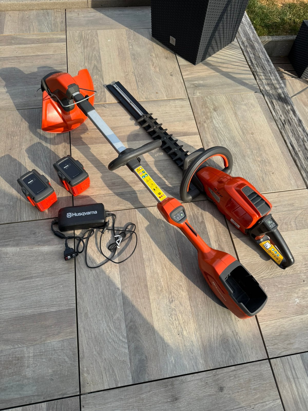 Pack outils de jardin Husqvarna, Enlèvement, Utilisé, Batterie