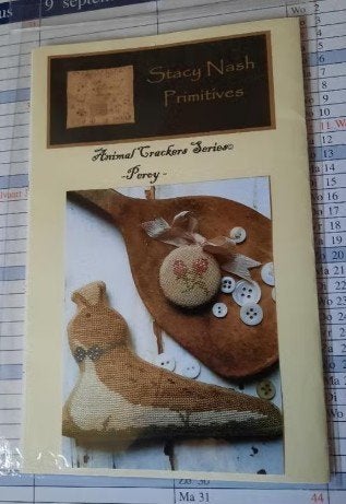 Série Animal Crackers - Peroy Stacy Nash Primitives, Enlèvement ou Envoi, Neuf, Broderies à la main, Patron