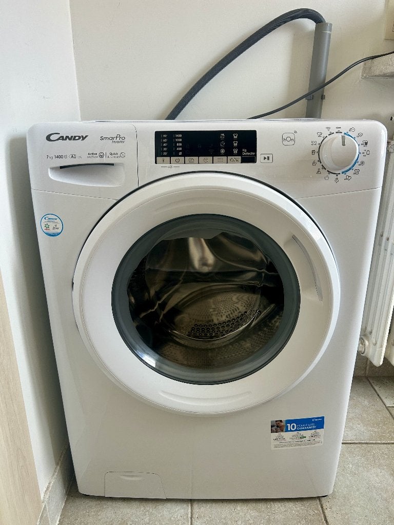 Candy SmartPro Inverter Wasmachine – 7 kg / 1400 rpm, Elektronische apparatuur, Ophalen, Zo goed als nieuw, Voorlader, Energieklasse A of zuiniger