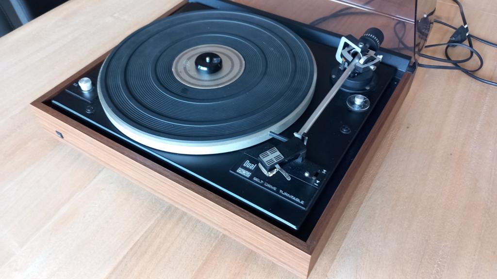 Dual 502  snaar aangedreven vintage draaitafel, Ophalen, Platenspeler, Dual
