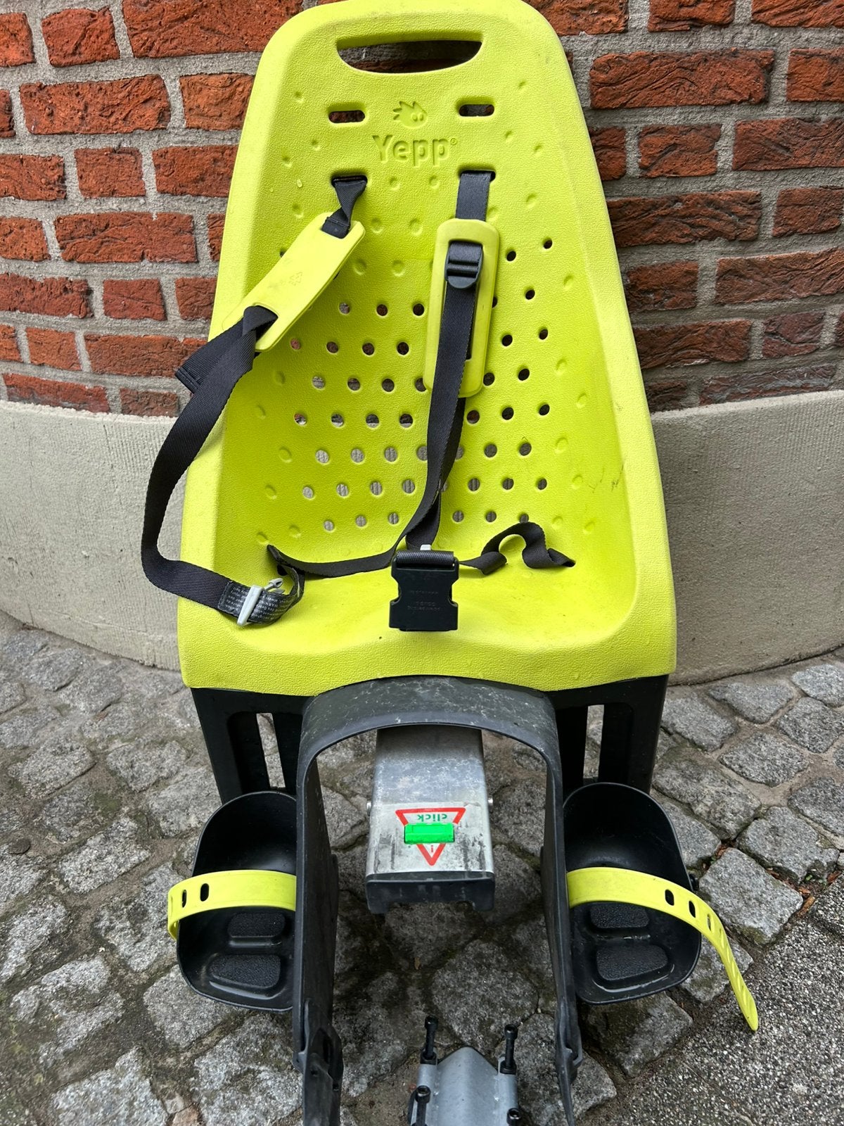 Fietsstoel Yepp, Fietsen en Brommers, Ophalen, Gebruikt, Achterzitje, Voetsteuntjes