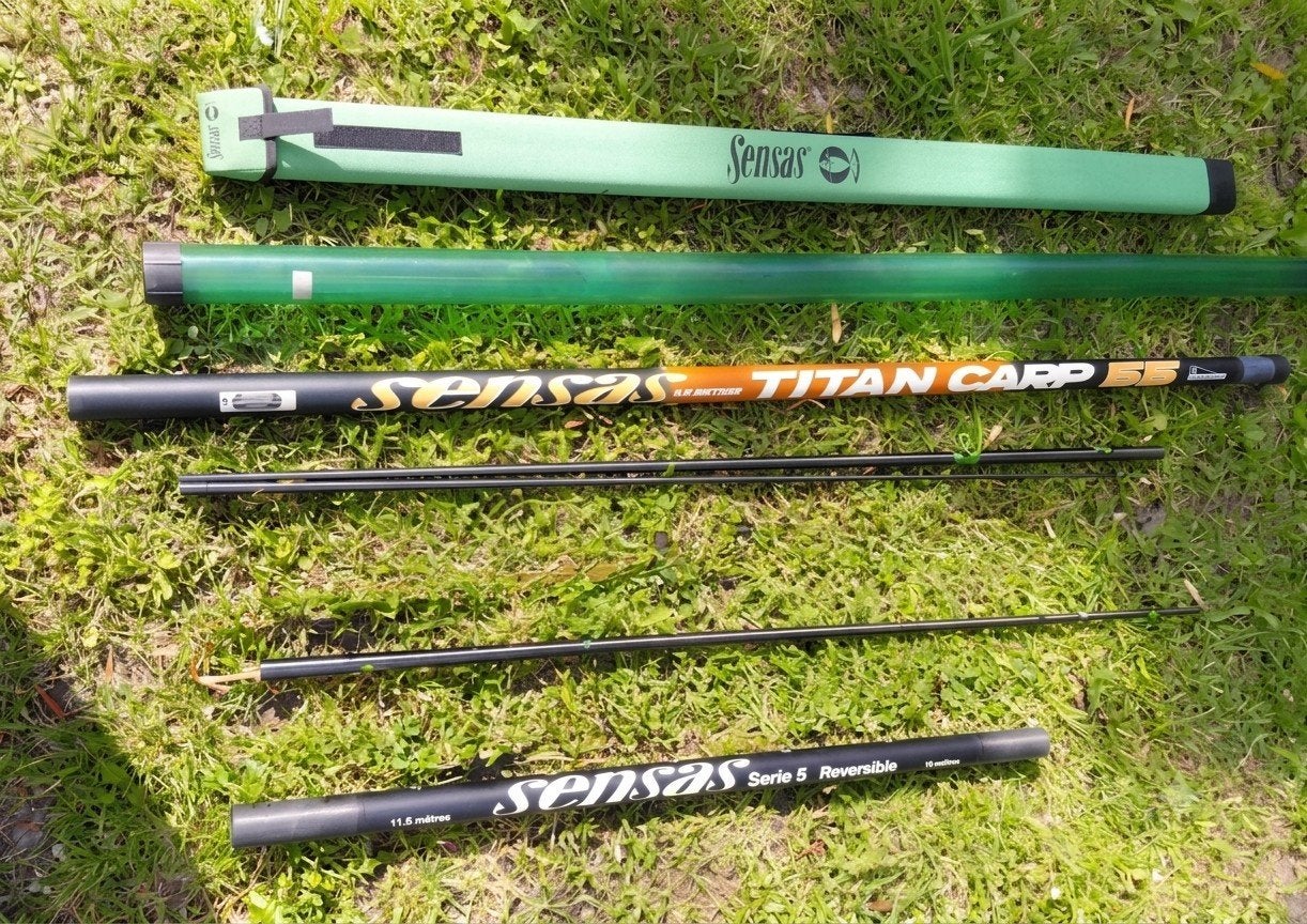 canne a pêche sensas titan carpe 55 11.5 m, Enlèvement