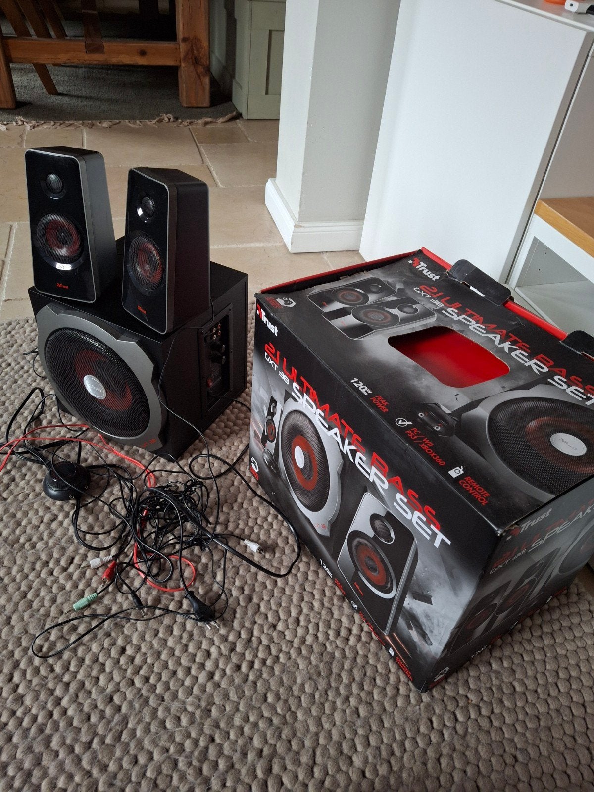 Speaker set - baffles, Enlèvement