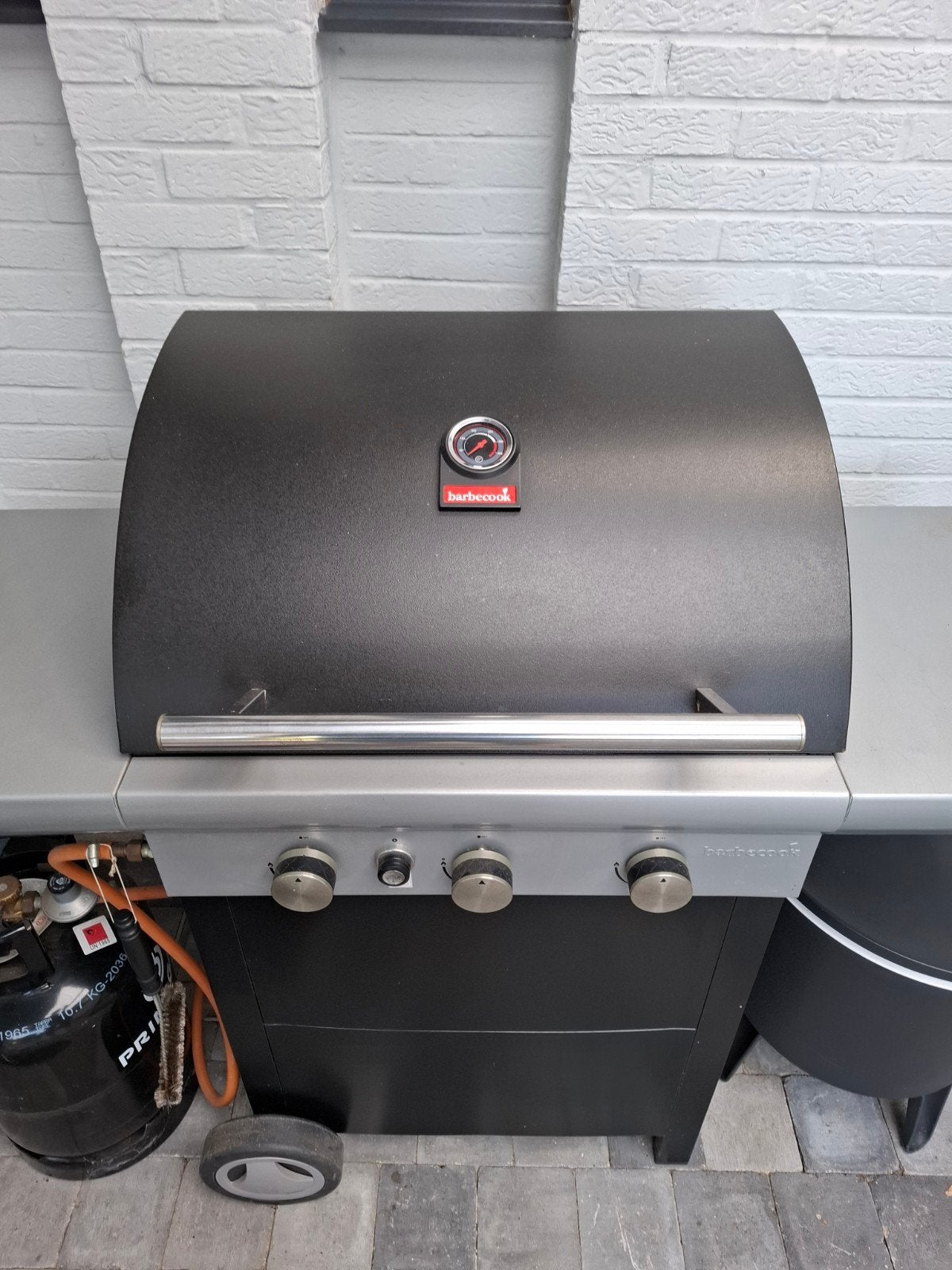 Gas barbecue barbecook, Ophalen