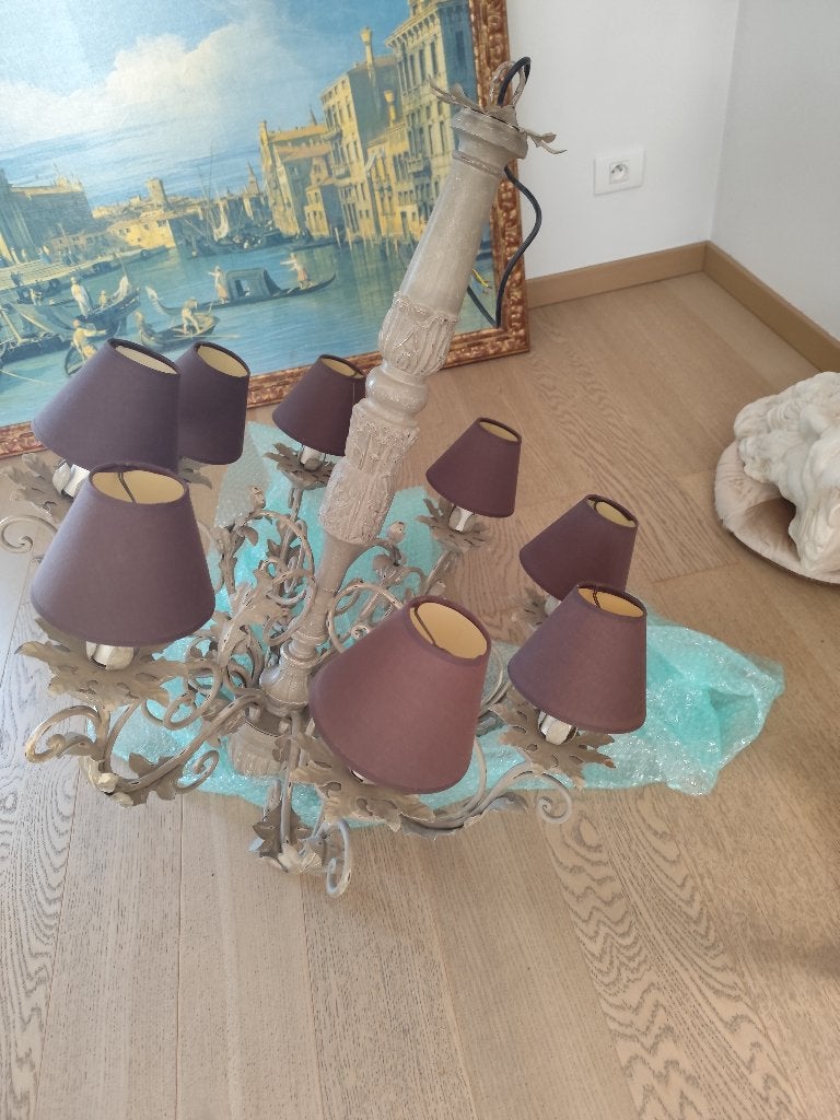 Lustre Flamant, Enlèvement, Utilisé, Bois