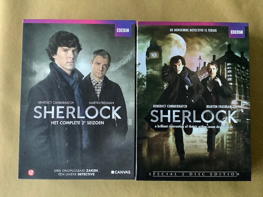 DVD Boxen Britse TV Serie Sherlock, Enlèvement ou Envoi, Comme neuf, Saison 1
