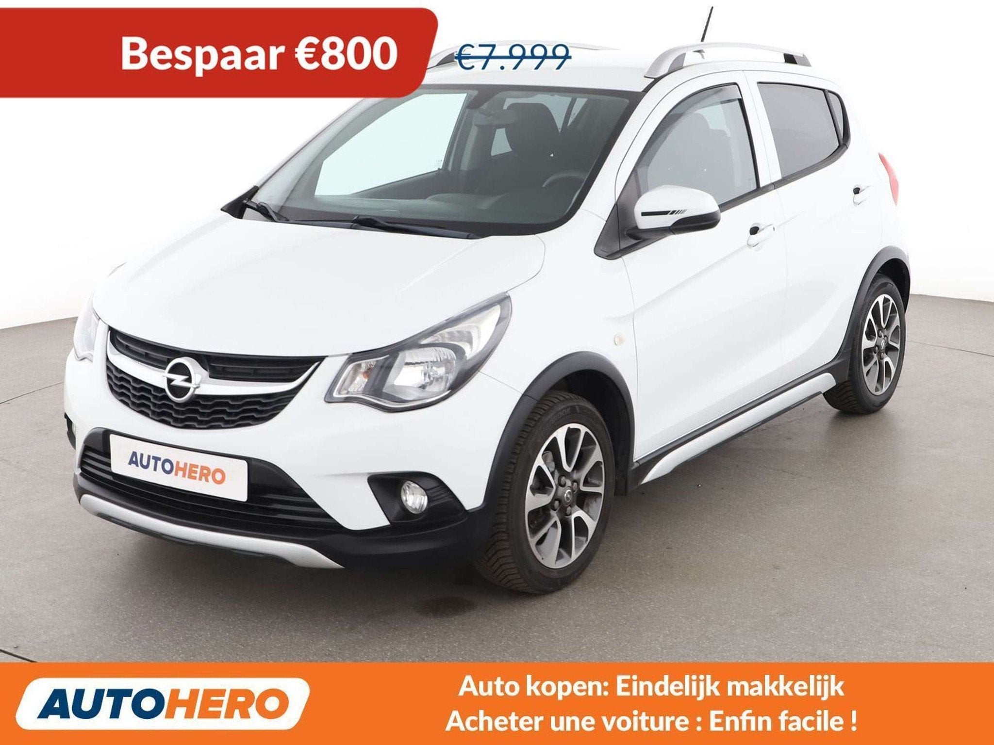 Opel KARL 1.0 Rocks (bj 2019), Auto's, Opel, Voorwielaandrijving, Stof, Gebruikt, 939 kg