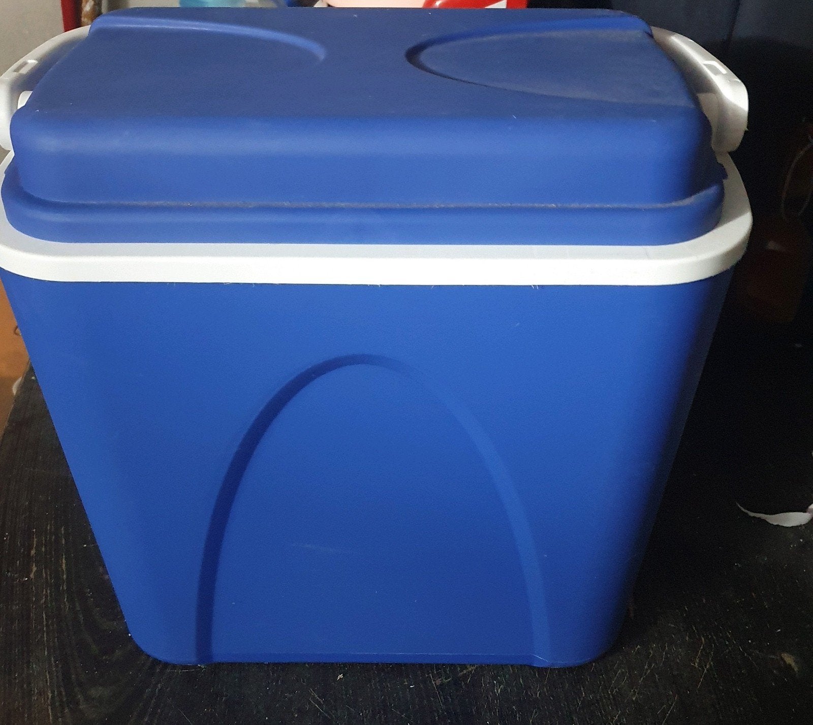 Blauwe koelbox met handvat, Caravans en Kamperen, Ophalen, Koelbox