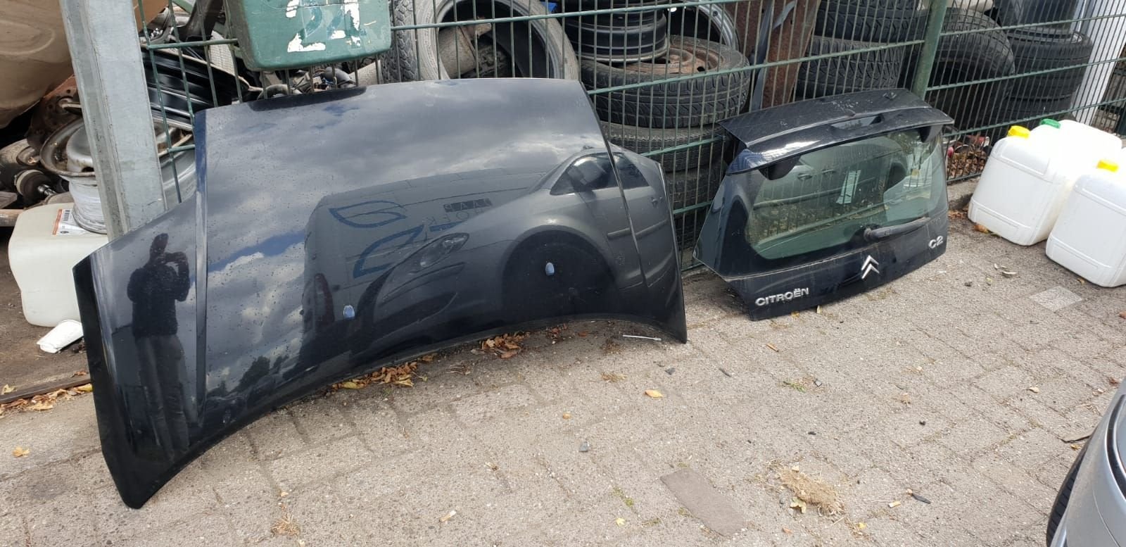CITROËN C2 ACHTERKLEP +SPOILER BJ 2007, Gebruikt, -, Ophalen of Verzenden, Achter
