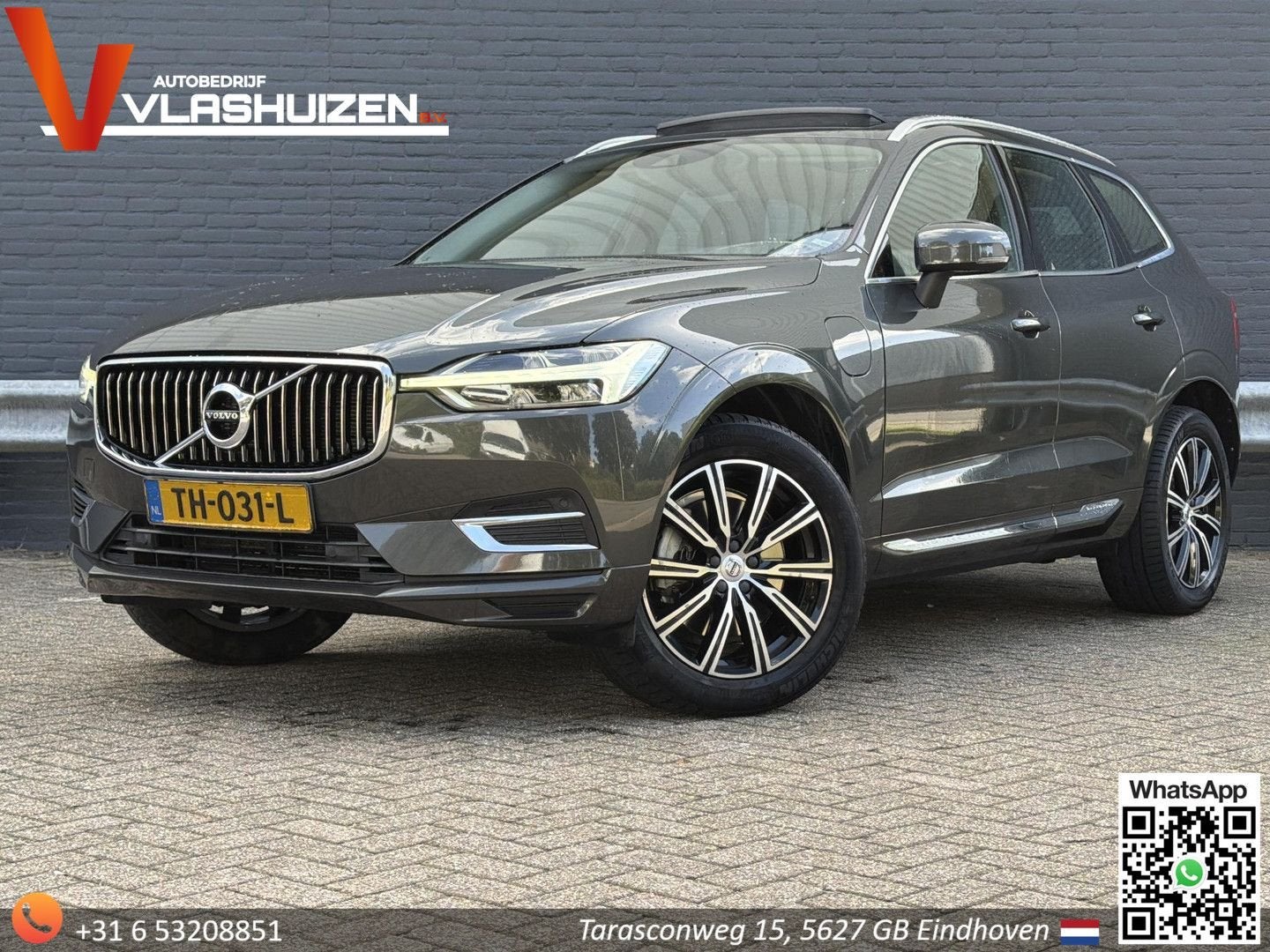 Volvo XC60 2.0 T8 Twin Engine AWD Inscription | € 13.600,- N, Auto's, XC60, 52 g/km, Hybride Elektrisch/Benzine, Zilver of Grijs