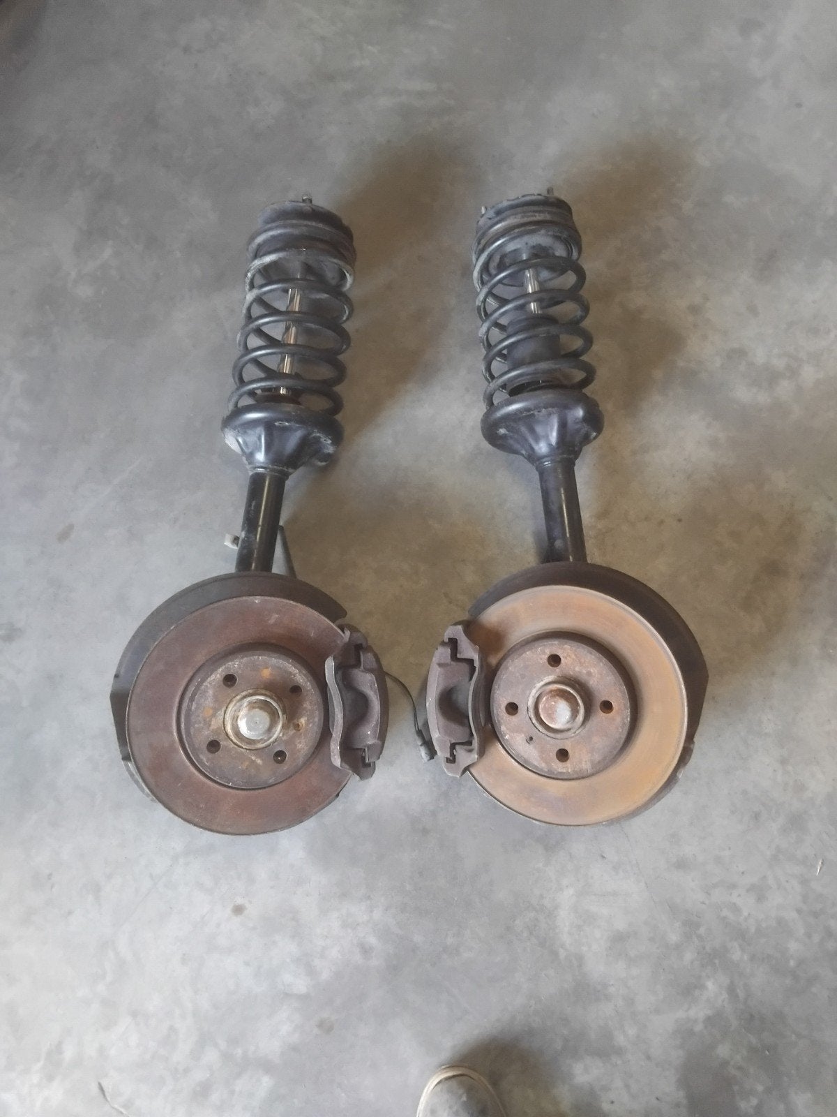 BMW E30 voorpoten 45mm, Auto-onderdelen, Ophalen, BMW