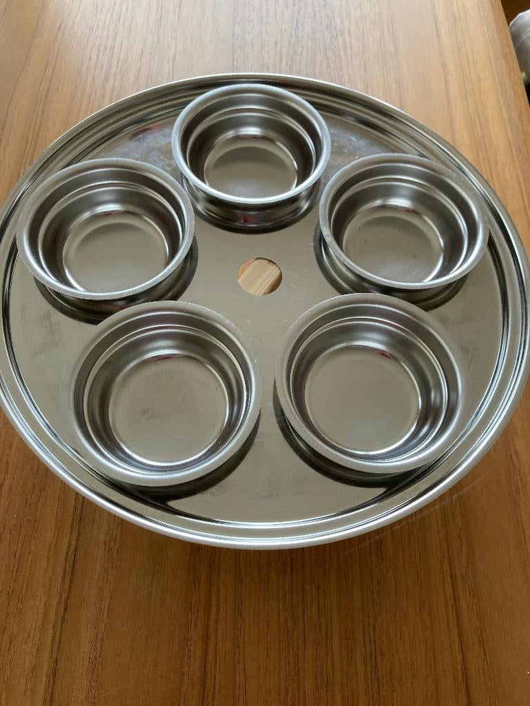 Pocheerset Rena Ware past op platte braadpan, Enlèvement, Comme neuf, Inox, Autres types