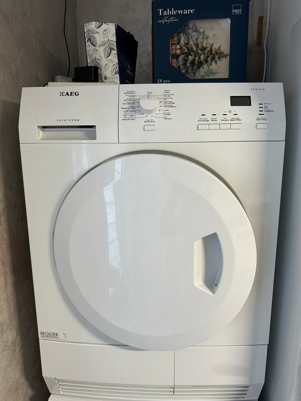 Sèche-linge AEG, 6 à 8 kg, Enlèvement, Utilisé, Programme laine
