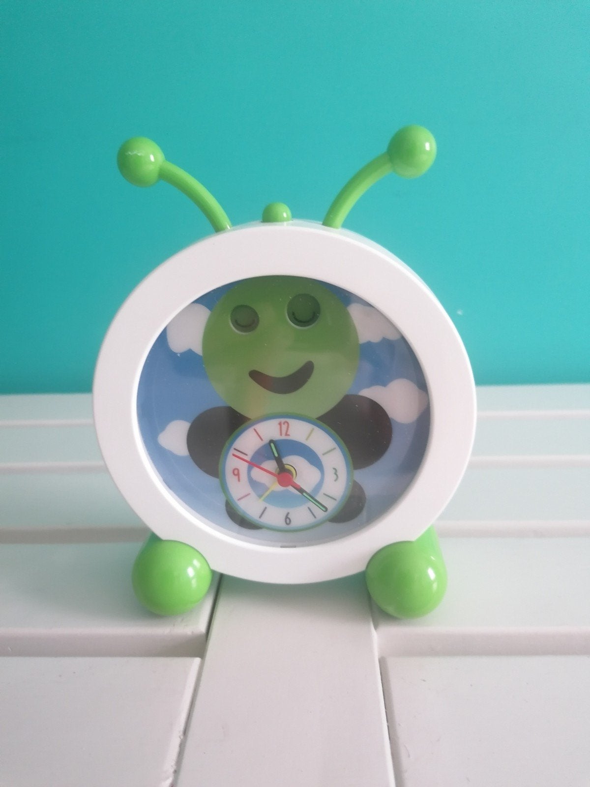 Slaapwekker CM, kinderwekker, skoebidoe, Enlèvement, Comme neuf, Analogique