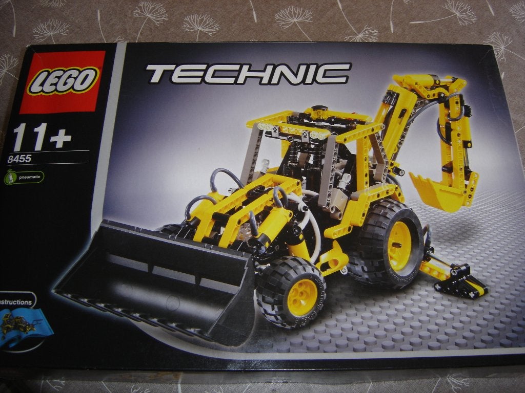Lego (8455) Technic - Pneumatische graafmachine, Ophalen, Compleet, Lego, Nieuw
