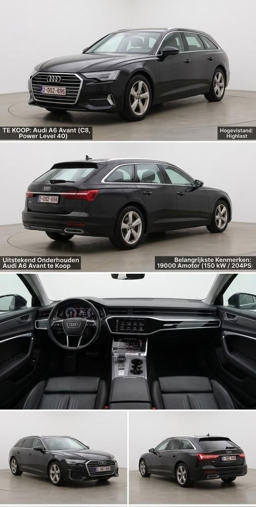 Audi A6 Avant 40 TDI – Krachtig, Luxe en Perfect Onderhouden, Boeken, Ophalen, Audi