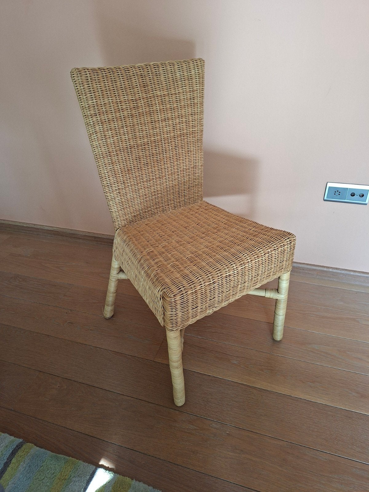 Te koop 2 rieten stoelen, Huis en Inrichting, Ophalen