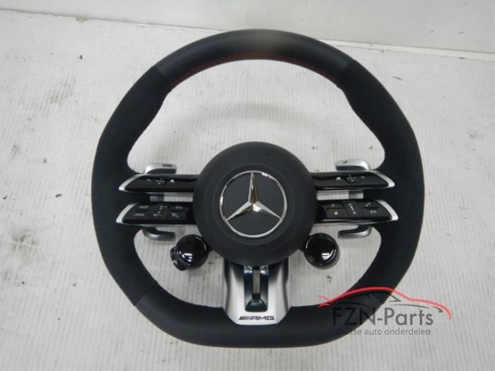 Mercedes-Benz C63 E63 W213 AMG Stuur Leer Alcantara MF+F1+Ai, Enlèvement ou Envoi, Utilisé