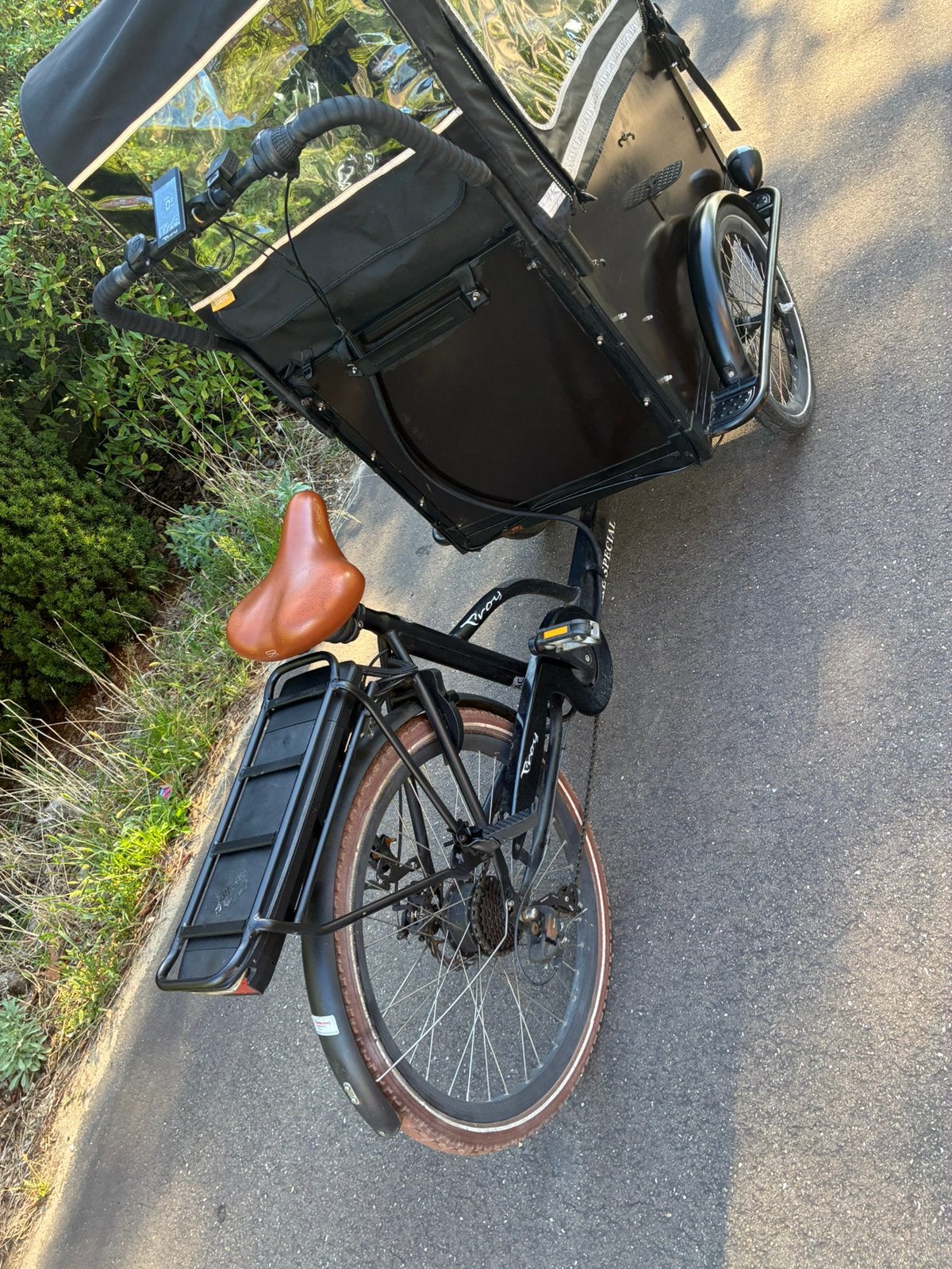 Elektrische troy bakfiets te koop, brengen mogelijk, Ophalen of Verzenden, Zo goed als nieuw, 4 kinderen of meer, Elektrisch